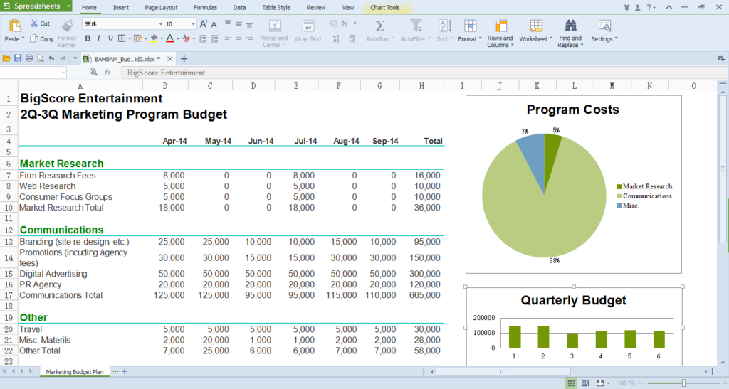 WPS Office - Spreadsheets