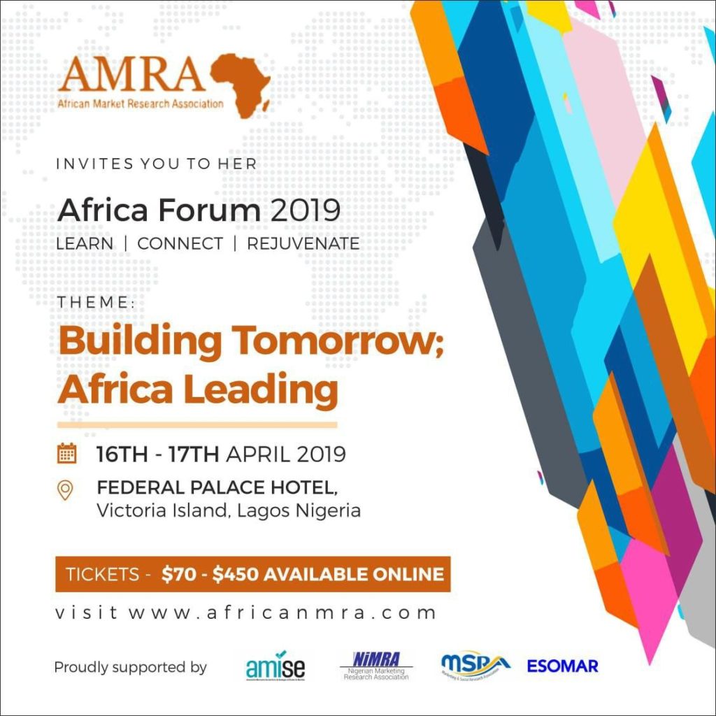 AMRA Forum 2019 in Lagos Nigeria