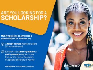 ESOMAR Foundation Scholarship - March 2022